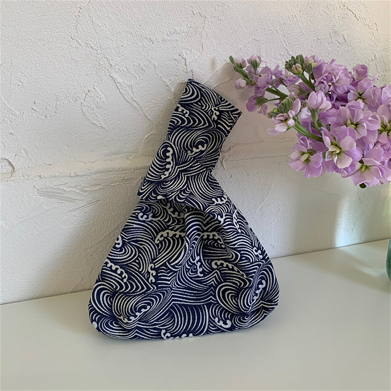 2023 japán mini hordozható csomós csuklótáska női felső fogantyús táska egyszerű pénztárcák kézitáskák vízálló bevásárlótáska telefon kulcstartó