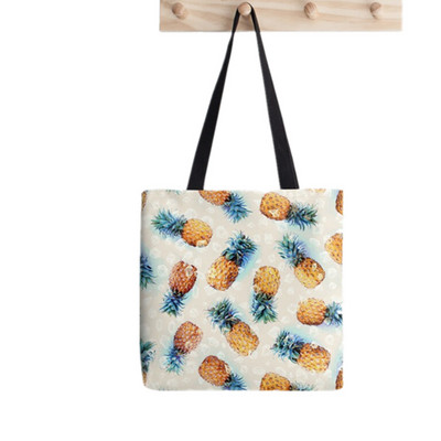 Pirkėjo košmaras prieš Kalėdas Spausdintas krepšys moterims Harajuku pirkėjo rankinė mergina Pečių pirkinių krepšys Lady Canvas Bag