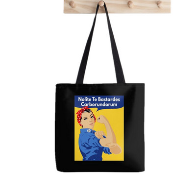 Pirkėjo košmaras prieš Kalėdas Spausdintas krepšys moterims Harajuku pirkėjo rankinė mergina Pečių pirkinių krepšys Lady Canvas Bag