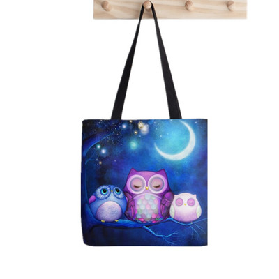 Pirkėjo košmaras prieš Kalėdas Spausdintas krepšys moterims Harajuku pirkėjo rankinė mergina Pečių pirkinių krepšys Lady Canvas Bag