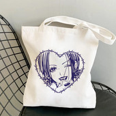 Torbe za kupovinu Nana Anime Manga Ren Honjo Kawaii Torba za djevojke Print Platnena velika torba Ručne torbe Ženska torba Harajuku Torba za rame