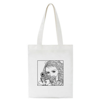 Torbe za kupovinu Nana Anime Manga Ren Honjo Kawaii Torba za djevojke Print Platnena velika torba Ručne torbe Ženska torba Harajuku Torba za rame