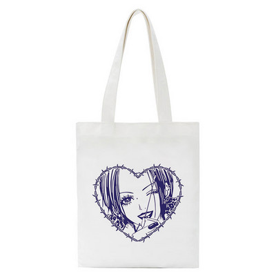 Torbe za kupovinu Nana Anime Manga Ren Honjo Kawaii Torba za djevojke Print Platnena velika torba Ručne torbe Ženska torba Harajuku Torba za rame
