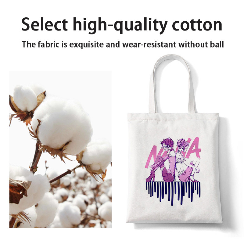 Torbe za kupovinu Nana Anime Manga Ren Honjo Kawaii Torba za djevojke Print Platnena velika torba Ručne torbe Ženska torba Harajuku Torba za rame