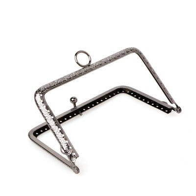 1Pc DIY torbica torbica ručka novčići metalna poljubac kopča okvir brave 13,8 cm