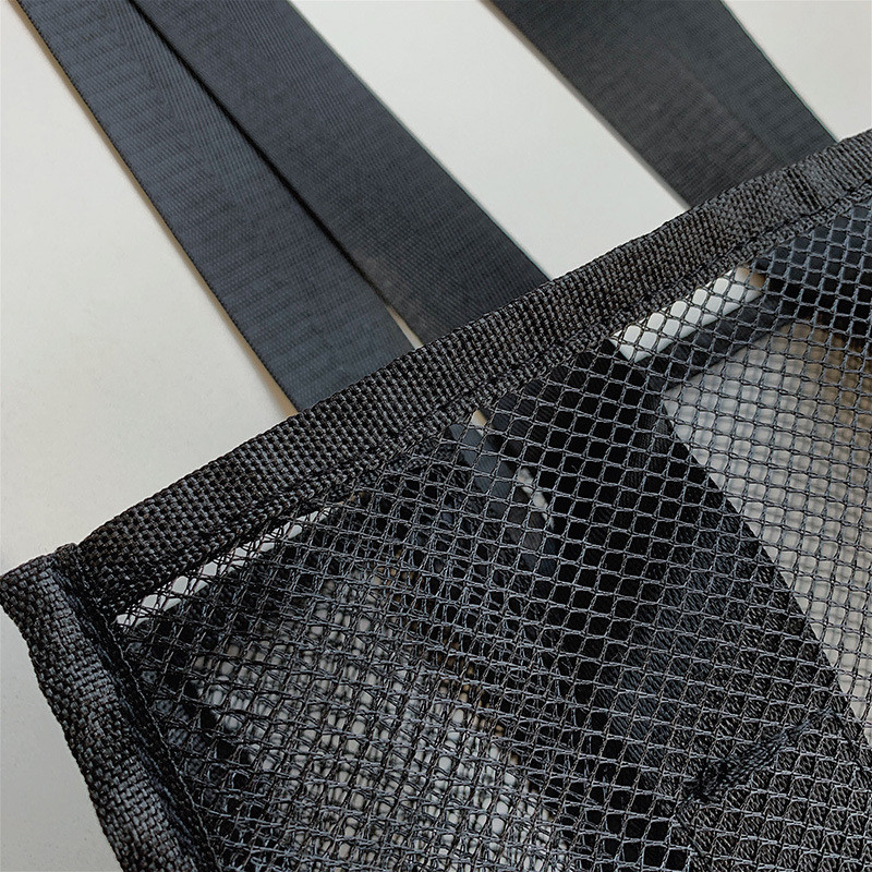 PURDORED 1 db női hálós táska újrafelhasználható átlátszó divat egy vállú strandtáska hálós üreges bevásárlótáska rendező