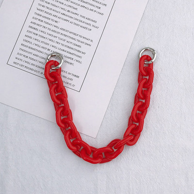 1 db akrilgyanta táska pánt válltáska kézitáska lánc levehető övek fogantyú barkácstáska tartozékok telefon lánc akasztó lánc