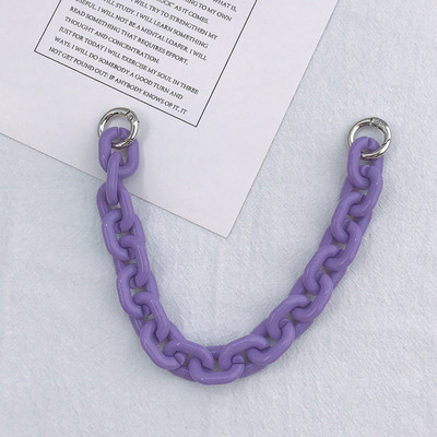 1 db akrilgyanta táska pánt válltáska kézitáska lánc levehető övek fogantyú barkácstáska tartozékok telefon lánc akasztó lánc