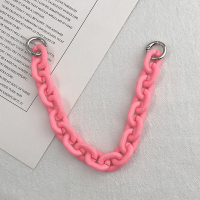 1 db akrilgyanta táska pánt válltáska kézitáska lánc levehető övek fogantyú barkácstáska tartozékok telefon lánc akasztó lánc