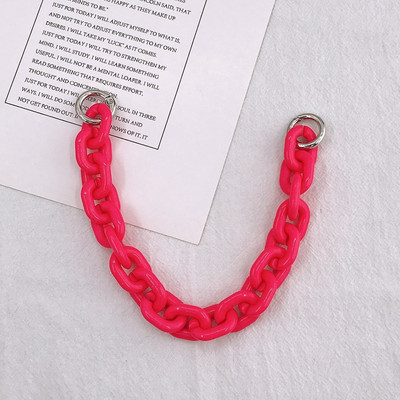 1 db akrilgyanta táska pánt válltáska kézitáska lánc levehető övek fogantyú barkácstáska tartozékok telefon lánc akasztó lánc