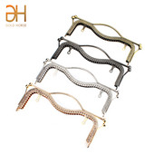 20,5 CM konkavni pravokutnik Retro metalna ručka Clutch Torbica Poljubac Kopča Zaključavanje torbice Okvir za torbu Ručna torbica Craft Bag Dodaci za šivanje