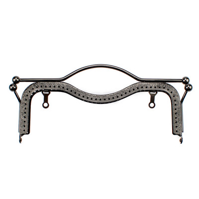 20,5 CM konkavni pravokutnik Retro metalna ručka Clutch Torbica Poljubac Kopča Zaključavanje torbice Okvir za torbu Ručna torbica Craft Bag Dodaci za šivanje