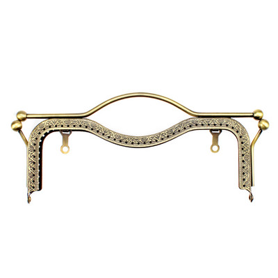 20,5 CM konkavni pravokutnik Retro metalna ručka Clutch Torbica Poljubac Kopča Zaključavanje torbice Okvir za torbu Ručna torbica Craft Bag Dodaci za šivanje