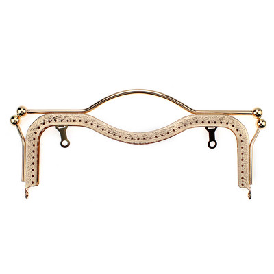 20,5 CM konkavni pravokutnik Retro metalna ručka Clutch Torbica Poljubac Kopča Zaključavanje torbice Okvir za torbu Ručna torbica Craft Bag Dodaci za šivanje