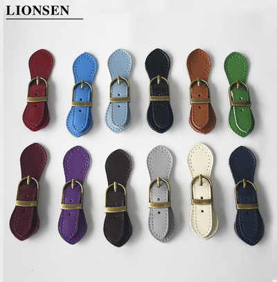 Lionsen torba Magnetski gumbi Prava koža Brončana kopča za žene Ručno izrađena DIY torba preko ramena Kopča Dodaci KZ