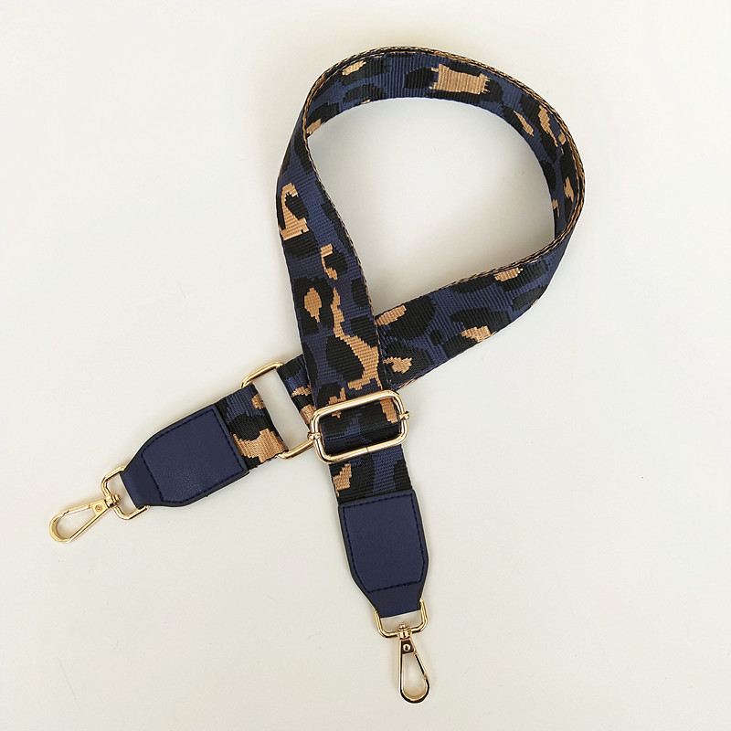 Široke naramenice s leopard uzorkom od 3,8 cm, ženski prilagođeni produženi dijagonalni remen za torbu na jedno rame
