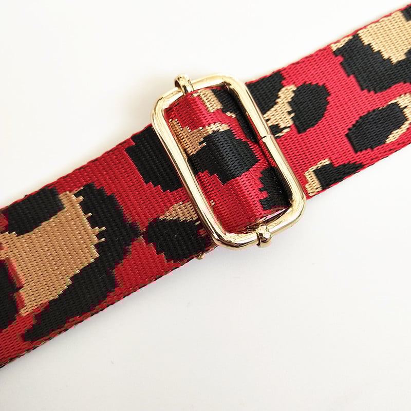 Široke naramenice s leopard uzorkom od 3,8 cm, ženski prilagođeni produženi dijagonalni remen za torbu na jedno rame