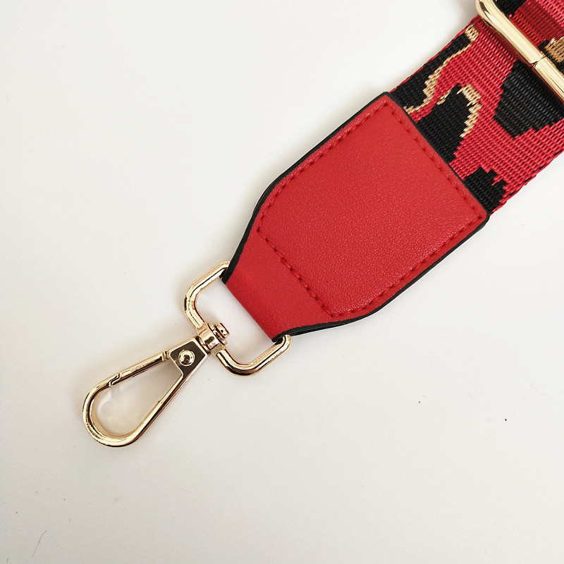 Široke naramenice s leopard uzorkom od 3,8 cm, ženski prilagođeni produženi dijagonalni remen za torbu na jedno rame