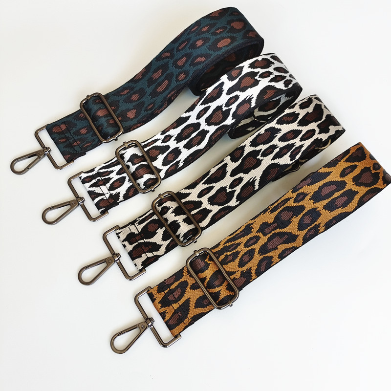 Ženska širina 5 cm prošireni remen s leopard printom Dodaci za naramenice Podesivi remen za torbu Dijagonalni remen za jedno rame