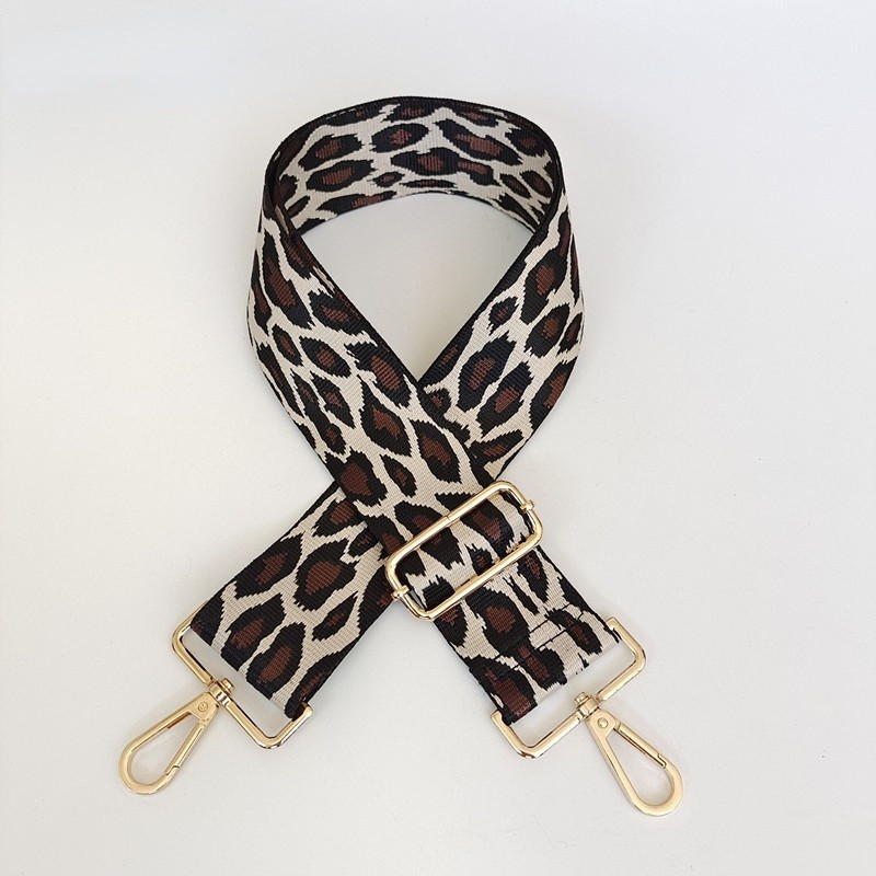 Ženska širina 5 cm prošireni remen s leopard printom Dodaci za naramenice Podesivi remen za torbu Dijagonalni remen za jedno rame
