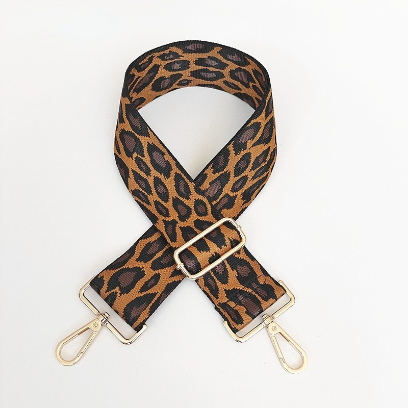 Ženska širina 5 cm prošireni remen s leopard printom Dodaci za naramenice Podesivi remen za torbu Dijagonalni remen za jedno rame