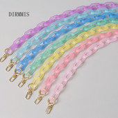 Nova modna ženska torba Dodaci Odvojivi dijelovi Zamjenski lanac Slatki mat remen Ženski akrilni lanac za ručicu