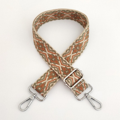 Széles etnikai stílusú jacquard táskapánt, állítható vállpánttal állítható táska, öv, hímzés, szövés táska fogantyú, kézitáska-tartozékok