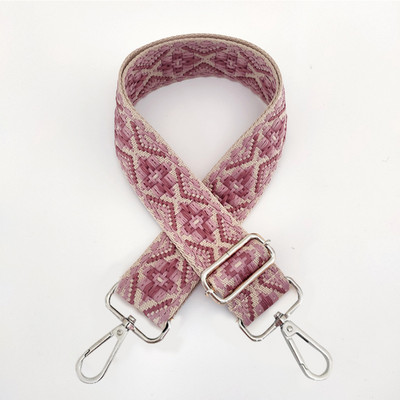 Széles etnikai stílusú jacquard táskapánt, állítható vállpánttal állítható táska, öv, hímzés, szövés táska fogantyú, kézitáska-tartozékok