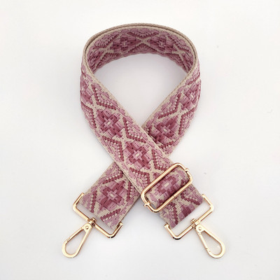 Széles etnikai stílusú jacquard táskapánt, állítható vállpánttal állítható táska, öv, hímzés, szövés táska fogantyú, kézitáska-tartozékok