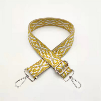 Széles etnikai stílusú jacquard táskapánt, állítható vállpánttal állítható táska, öv, hímzés, szövés táska fogantyú, kézitáska-tartozékok