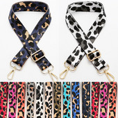 Презрамки за чанта с леопард Дамски чанти през рамо Посредством колан Регулируема чанта с широка презрамка Част от аксесоари Женска чанта през рамо Презрамка