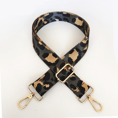 Презрамки за чанта с леопард Дамски чанти през рамо Посредством колан Регулируема чанта с широка презрамка Част от аксесоари Женска чанта през рамо Презрамка