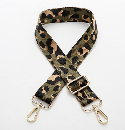 Презрамки за чанта с леопард Дамски чанти през рамо Посредством колан Регулируема чанта с широка презрамка Част от аксесоари Женска чанта през рамо Презрамка