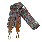 Retro soma plata klasiska stila plecu siksna Regulējama somas siksna ar ādas sieviešu vīriešu vienu plecu somu siksnu ķēde