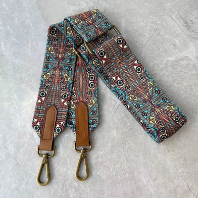 Retro soma plata klasiska stila plecu siksna Regulējama somas siksna ar ādas sieviešu vīriešu vienu plecu somu siksnu ķēde