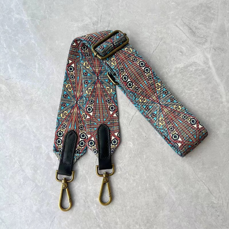 Retro soma plata klasiska stila plecu siksna Regulējama somas siksna ar ādas sieviešu vīriešu vienu plecu somu siksnu ķēde