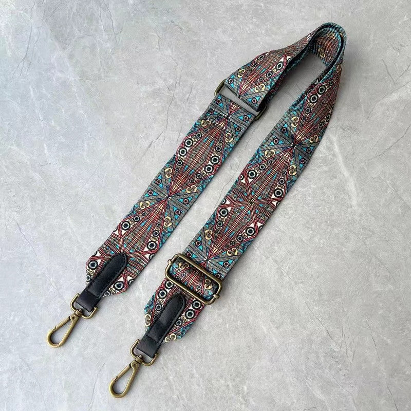 Retro soma plata klasiska stila plecu siksna Regulējama somas siksna ar ādas sieviešu vīriešu vienu plecu somu siksnu ķēde