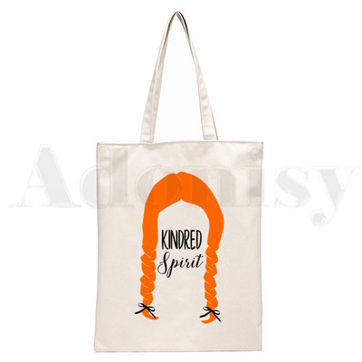 Anne Shirley Green Gables Ručne torbe Torbe na rame Ležerna kupovina Djevojačka torba Ženska elegantna platnena torba