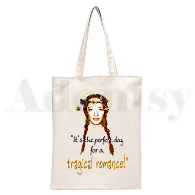 Anne Shirley Green Gables Ručne torbe Torbe na rame Ležerna kupovina Djevojačka torba Ženska elegantna platnena torba