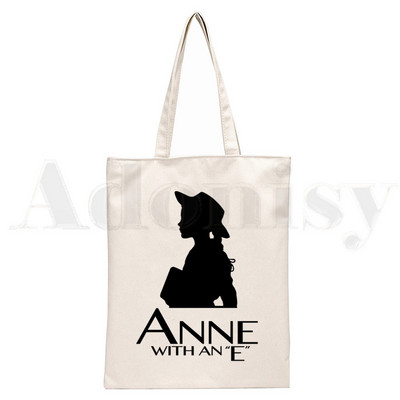 Anne Shirley Green Gables Ručne torbe Torbe na rame Ležerna kupovina Djevojačka torba Ženska elegantna platnena torba
