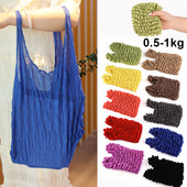 Creative Magic Expansion Salokāmi kroku elastīgie elastīgie maisiņi Iepirkumu soma Liela ietilpība Daudzfunkcionāla burbuļu elastīga nelobīta soma