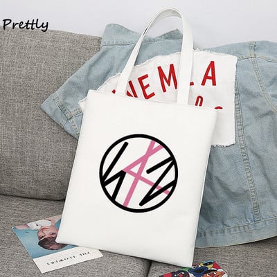 Stray Kids Maxident platnena torba na rame Ženska korejska studentska velika torba Stay Hyunjin 3racha Shopping Ručne torbe Torbe od tkanine