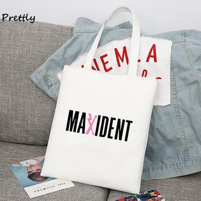 Stray Kids Maxident platnena torba na rame Ženska korejska studentska velika torba Stay Hyunjin 3racha Shopping Ručne torbe Torbe od tkanine