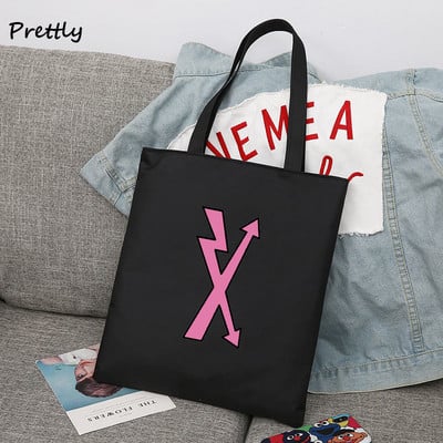 Stray Kids Maxident platnena torba na rame Ženska korejska studentska velika torba Stay Hyunjin 3racha Shopping Ručne torbe Torbe od tkanine