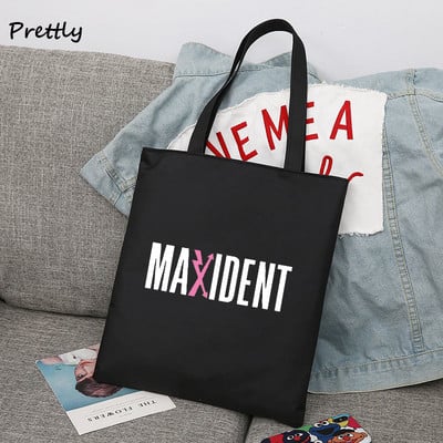 Stray Kids Maxident platnena torba na rame Ženska korejska studentska velika torba Stay Hyunjin 3racha Shopping Ručne torbe Torbe od tkanine