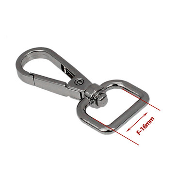 Metalna okretna kožna torba od 4 komada, torbica, torbica, naramenica, kopča za remen, kopča, privjesak za ključeve, lanac za pse, kopča za ovratnik