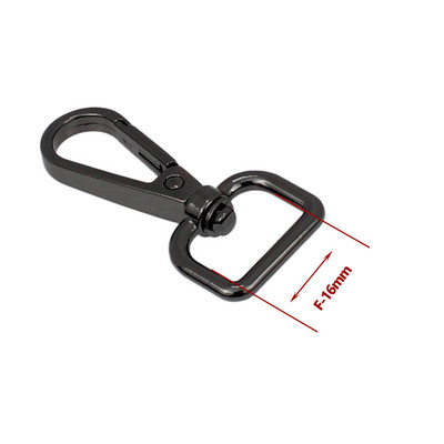 Metalna okretna kožna torba od 4 komada, torbica, torbica, naramenica, kopča za remen, kopča, privjesak za ključeve, lanac za pse, kopča za ovratnik