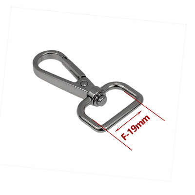 Metalna okretna kožna torba od 4 komada, torbica, torbica, naramenica, kopča za remen, kopča, privjesak za ključeve, lanac za pse, kopča za ovratnik