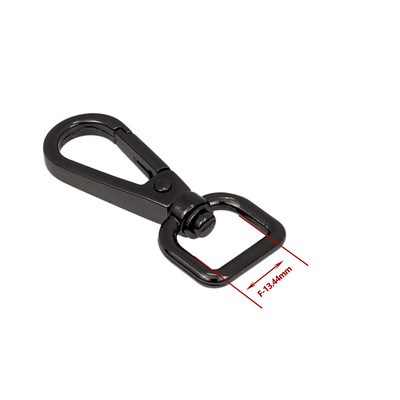 Metalna okretna kožna torba od 4 komada, torbica, torbica, naramenica, kopča za remen, kopča, privjesak za ključeve, lanac za pse, kopča za ovratnik