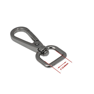 Metalna okretna kožna torba od 4 komada, torbica, torbica, naramenica, kopča za remen, kopča, privjesak za ključeve, lanac za pse, kopča za ovratnik